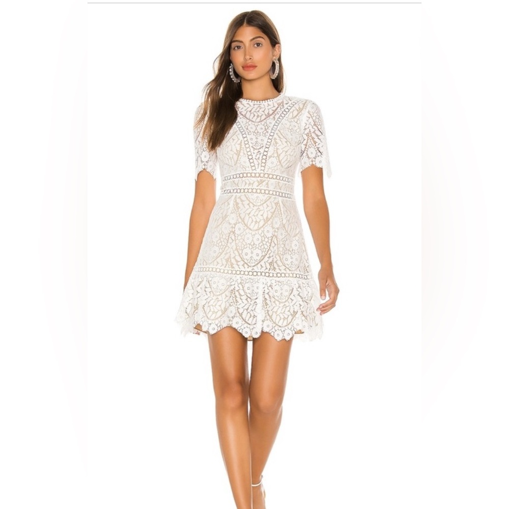 SAYLOR Darian Dress - White - Picture 2 of 3